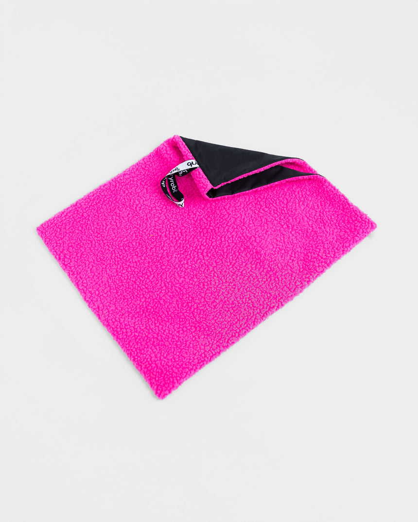 Cushion Cover - Taie D'Oreiller De Voyage Noir Rose