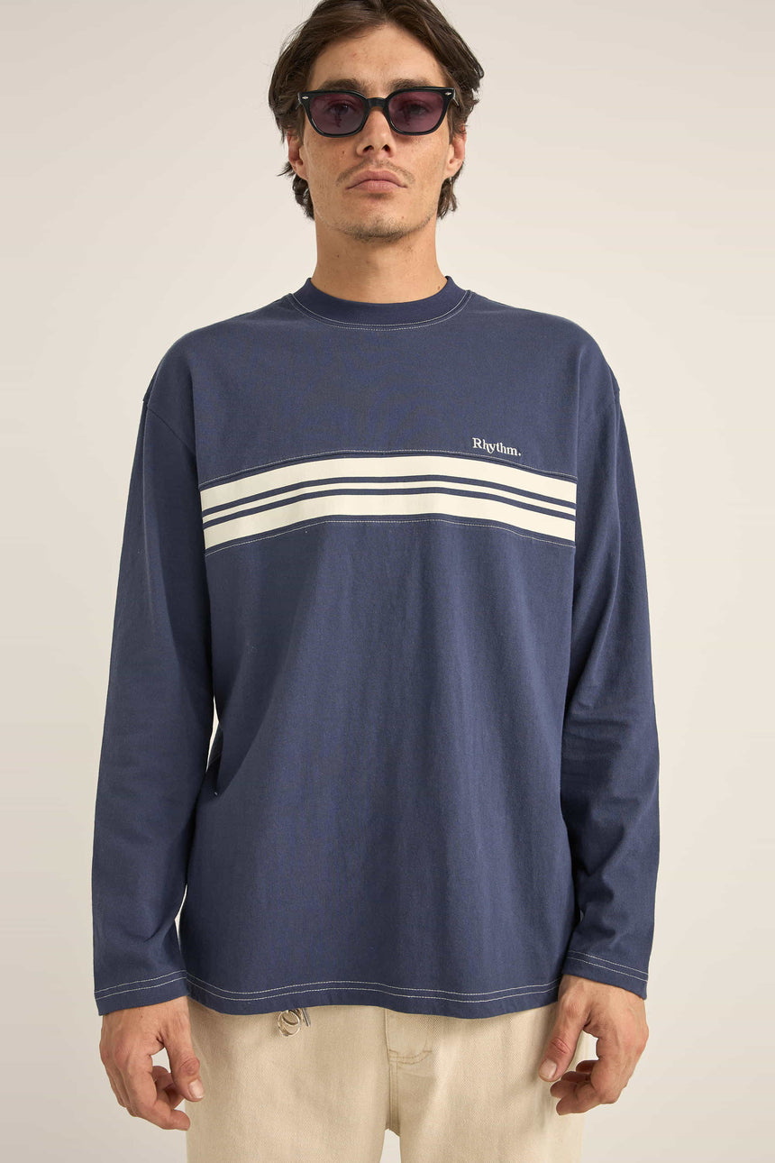 Vintage Panel L/S - T-Shirt Homme