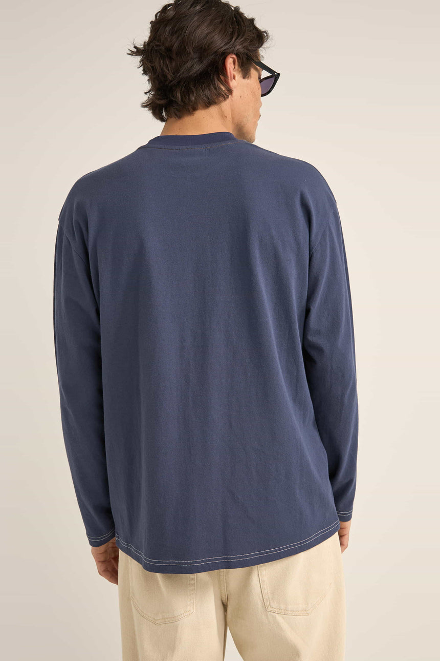 Vintage Panel L/S - T-Shirt Homme