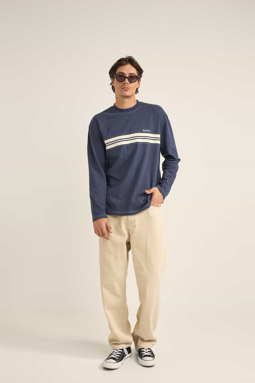 Vintage Panel L/S - T-Shirt Homme