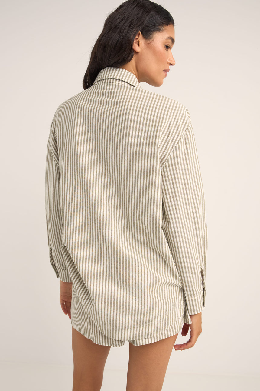 Valley Stripe - Camicia Oversize Donna
