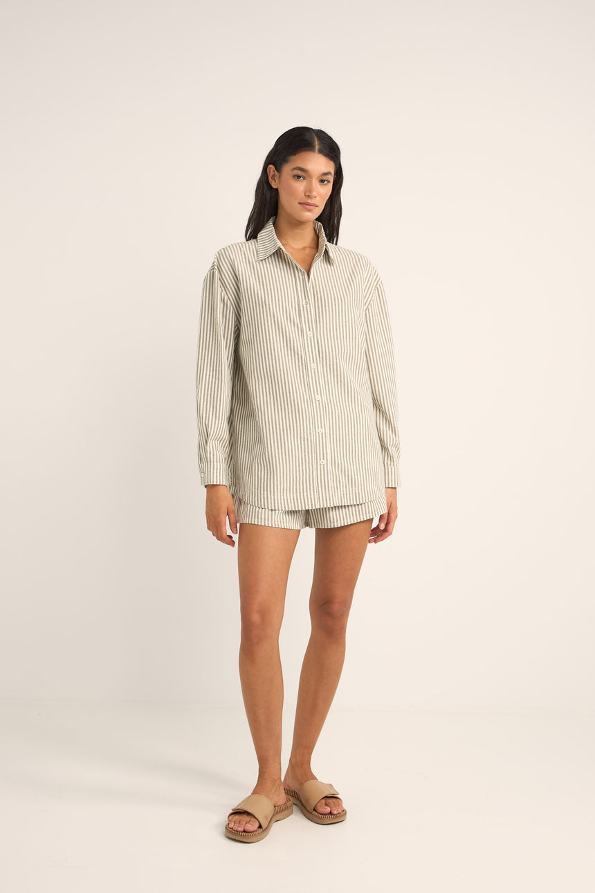Valley Stripe - Camicia Oversize Donna