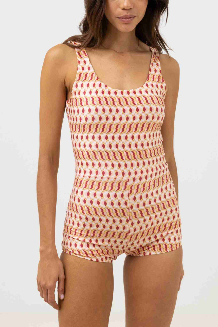 Maya Geo Islander - Traje de una pieza para mujer