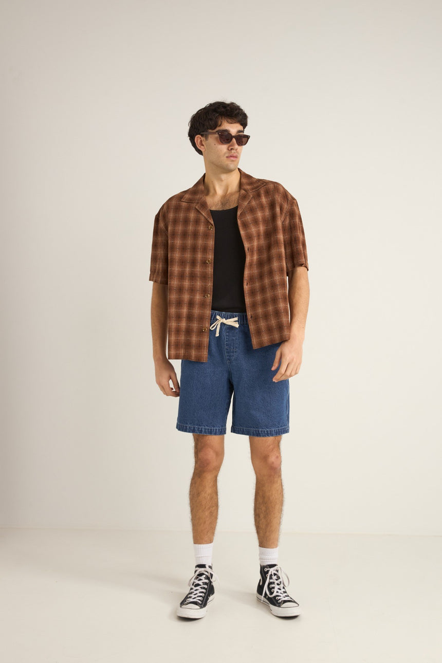 Entspannte Schattenprüfung - S/S Chemise Homme