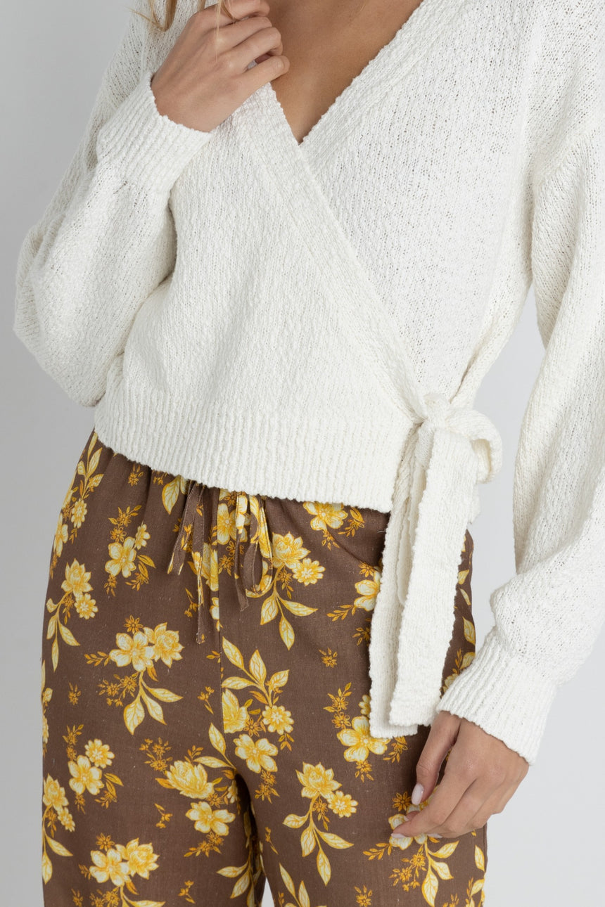 Pantaloni Donna Anika Floral con Coulisse