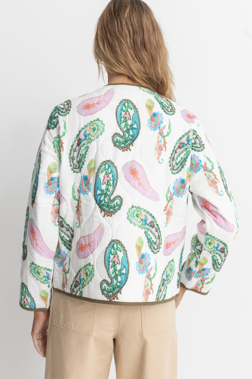 Brooklyn Paisley Gewatteerde Damesjas