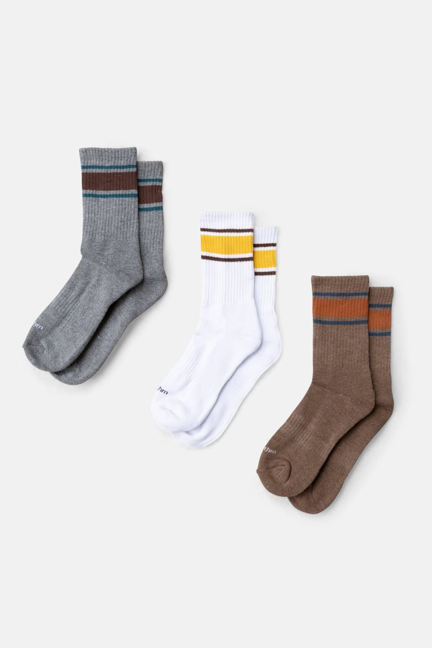 Klassisches 3er-Pack Socken