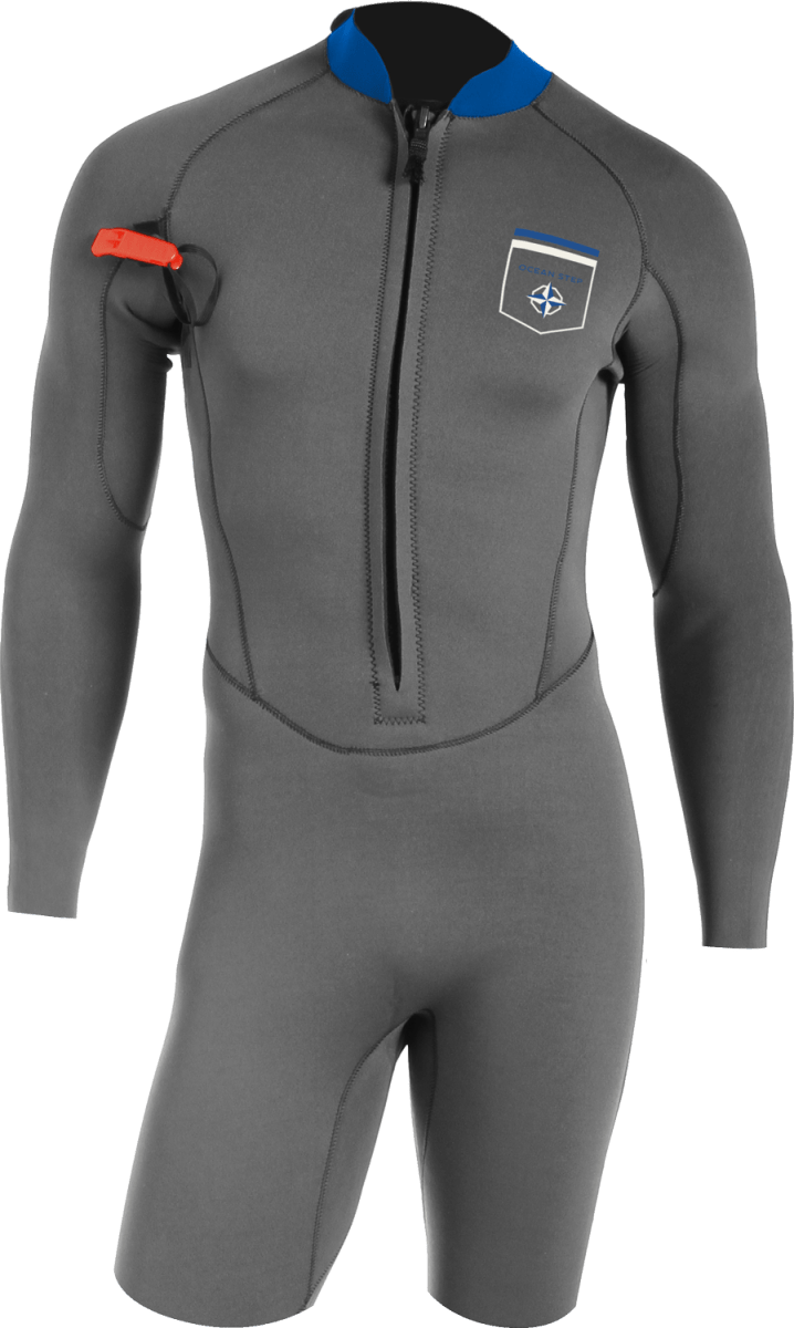 2/2 Optimizer Dual Zip L/S Shorty Longe Cote Homme#ShortyOcean Step