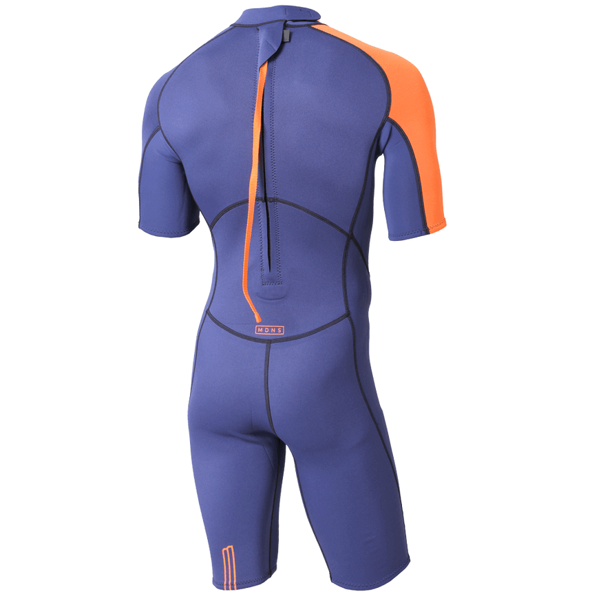 2/2 Pionner - Zip Dos S/S Combinaison Shorty Surf GarçonShortyMdns
