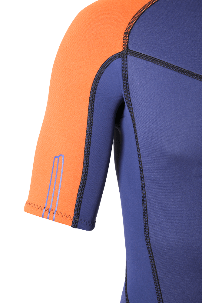 2/2 Pionner - Zip Dos S/S Combinaison Shorty Surf GarçonShortyMdns