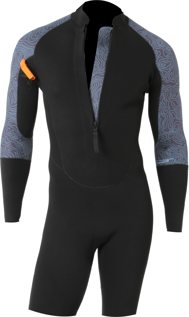 2/2 Shorty Optimizer Dual Zip L/S - Combinaison Longe Cote HommeShortyOcean Step