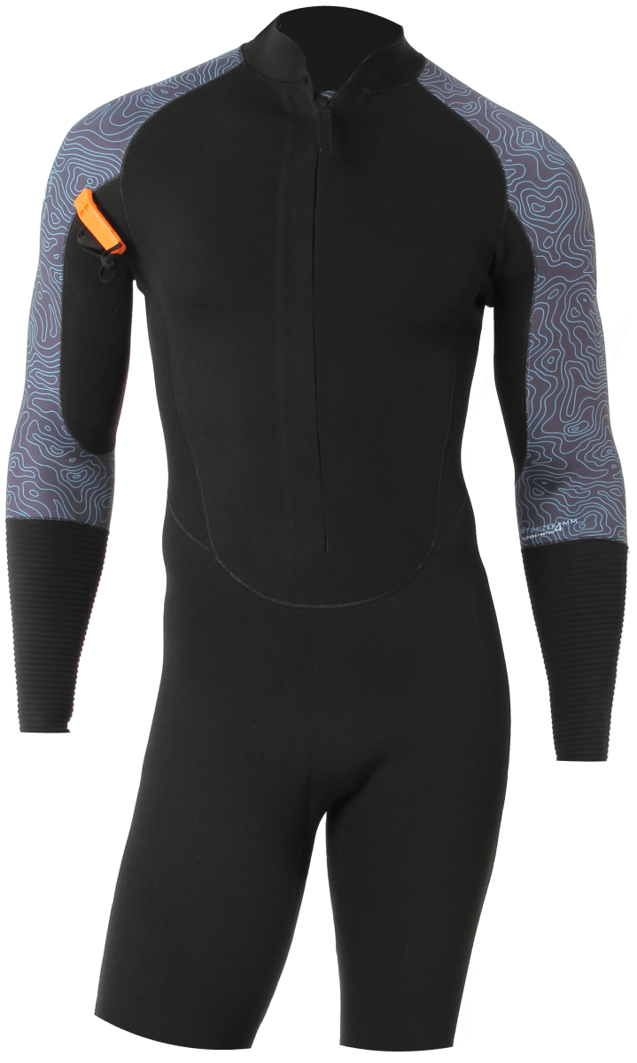 2/2 Shorty Optimizer Dual Zip L/S - Combinaison Longe Cote HommeShortyOcean Step