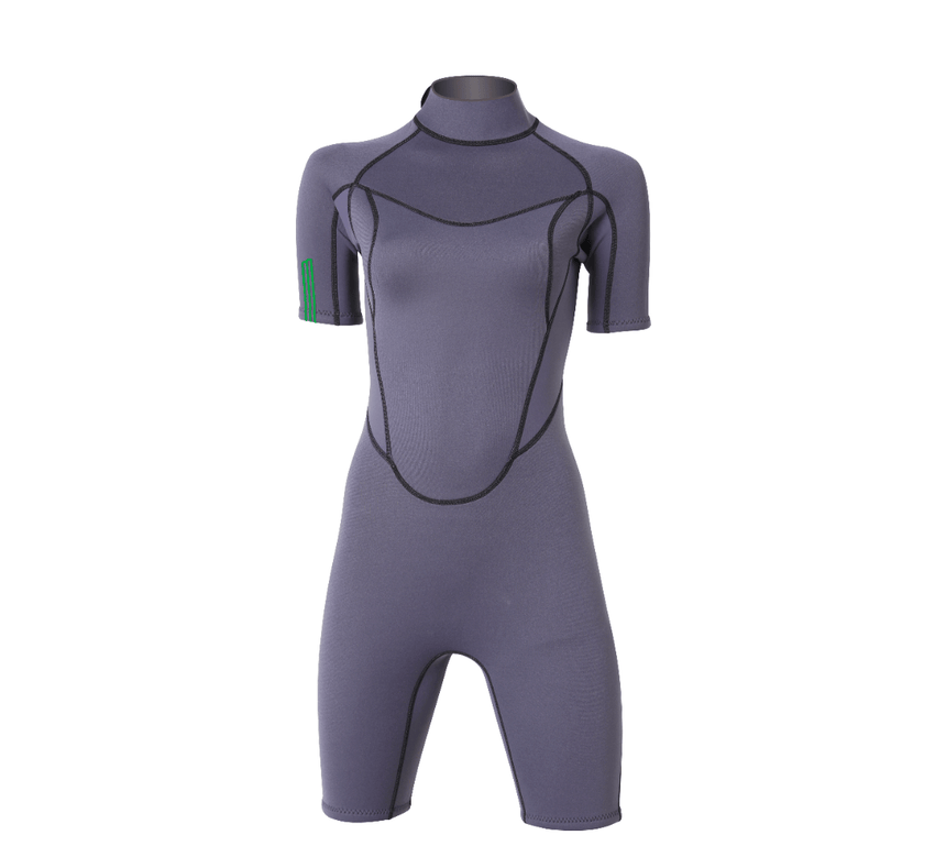 2/2 Stamiina - Zip Dos S/S Combinaison Shorty Surf FemmeShortyMdns