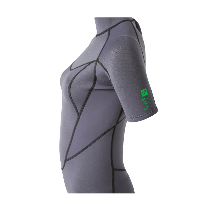 2/2 Stamiina - Zip Dos S/S Combinaison Shorty Surf FemmeShortyMdns