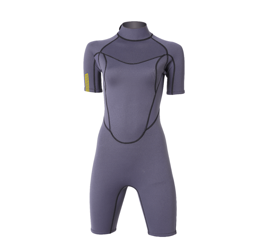 2/2 Stamiina - Zip Dos S/S Combinaison Shorty Surf FemmeShortyMdns