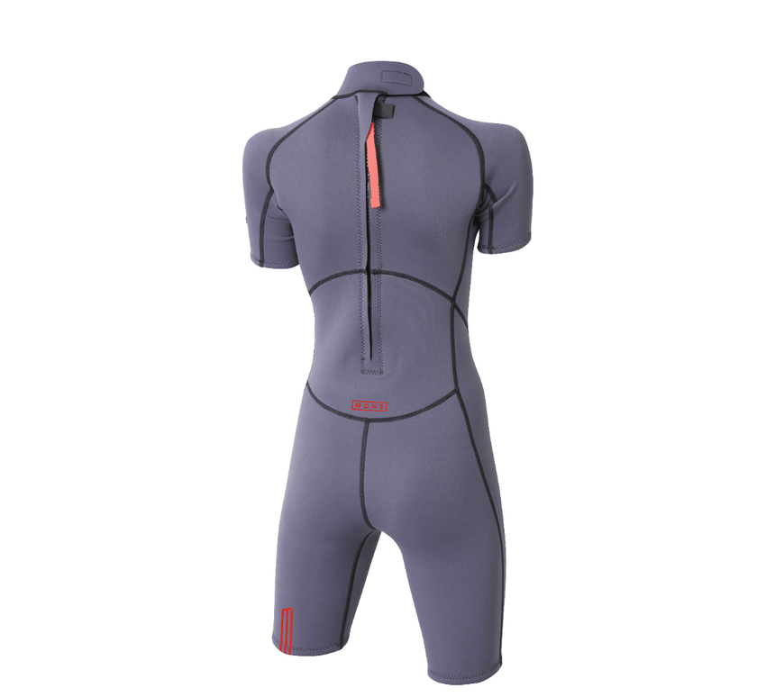 2/2 Stamiina - Zip Dos S/S Combinaison Shorty Surf FemmeShortyMdns