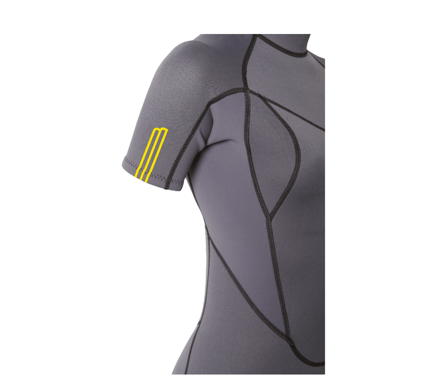 2/2 Stamiina - Zip Dos S/S Combinaison Shorty Surf FemmeShortyMdns