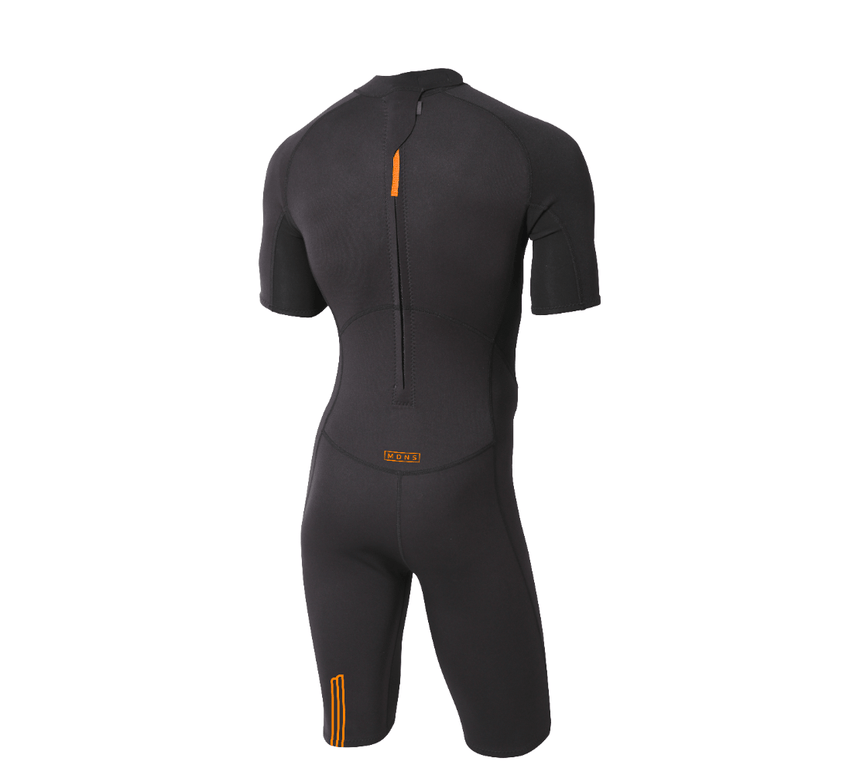 2/2 Stamiina - Zip Dos S/S Combinaison Shorty Surf HommeShortyMdns