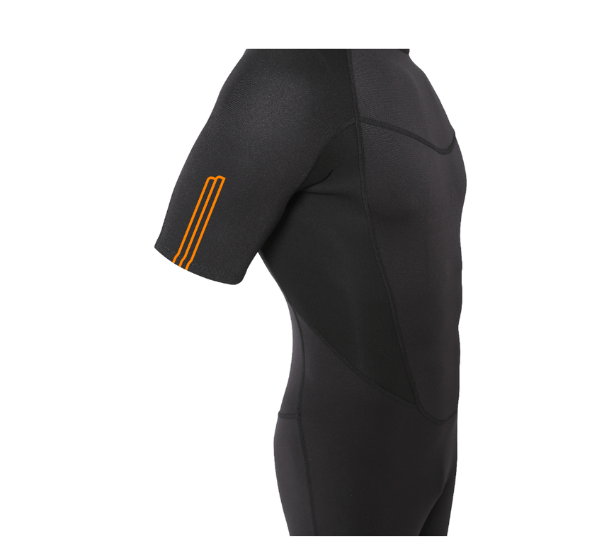 2/2 Stamiina - Zip Dos S/S Combinaison Shorty Surf HommeShortyMdns