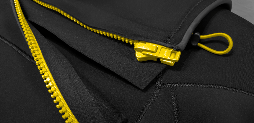 3/2 Puure - Polar Yulex Zip Poitrine L/S Combinaison Surf HommeSteamersMdns