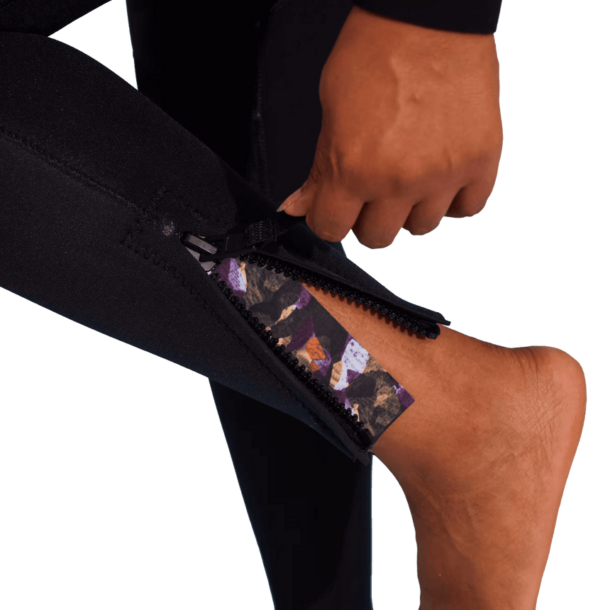 4/3 Dual Zip Full Suit Combinaison Longe Cote Femme#SteamersOcean Step