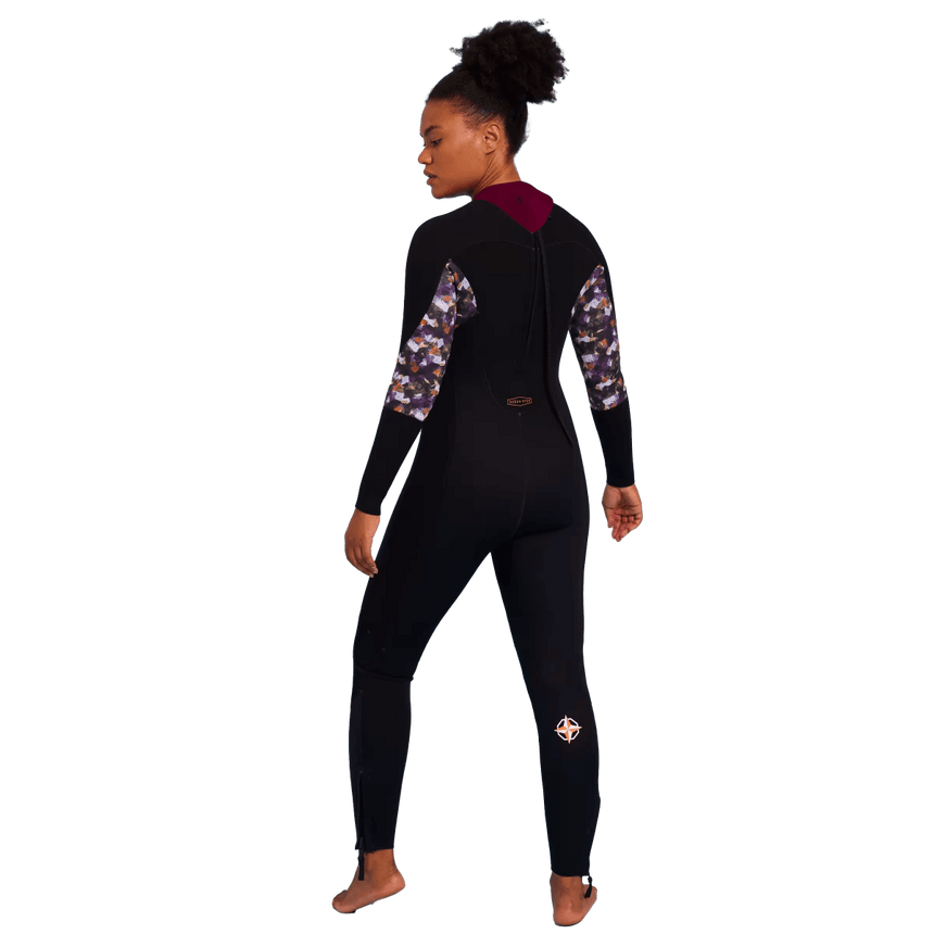 4/3 Dual Zip Full Suit Combinaison Longe Cote Femme#SteamersOcean Step