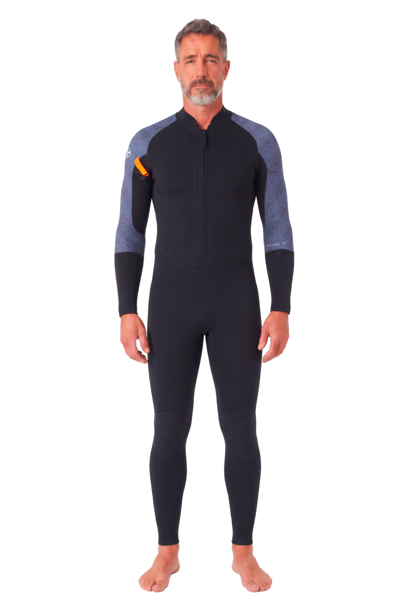4/3 Optimizer Dual Zip - Combinaison Longe Cote Homme#SteamersOcean Step