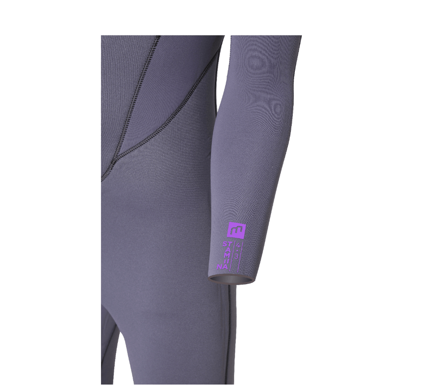 4/3 Stamiina - Zip Dos L/S Combinaison Surf FemmeSteamersMdns