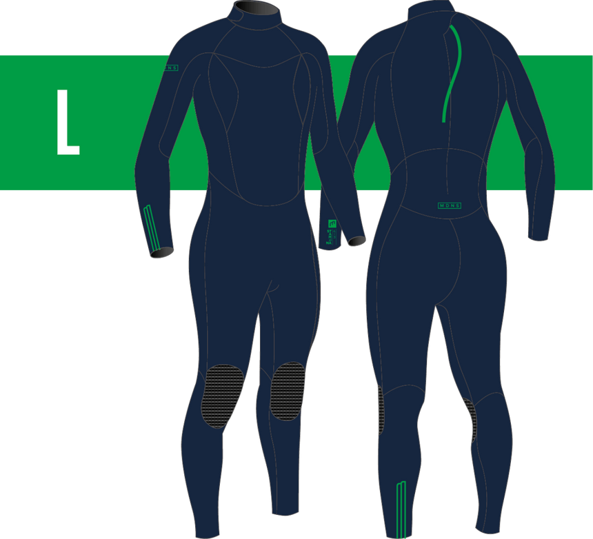 4/3 Stamiina - Zip Dos L/S Combinaison Surf FemmeSteamersMdns