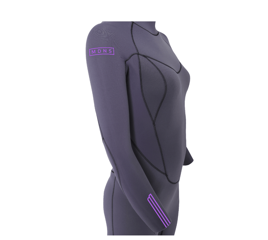 4/3 Stamiina - Zip Dos L/S Combinaison Surf FemmeSteamersMdns