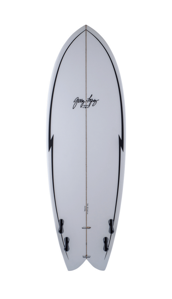 5'4" Gerry Lopez Something Fishy Fusion HD FCS II - Planche Surf FishFishSurftech