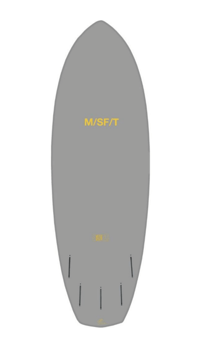 5'6" Misfit Dope Machine SW Futures ART - Planche Surf HybrideFunboard / HybrideSurftech