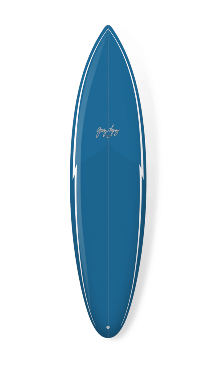 7'4" Gerry Lopez Pocket Rocket Fusion Poly FCS II - Planche Surf GunGunSurftech