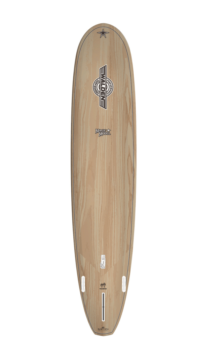 9'6" Walden Magic Madera Futures - Planche Surf LongboardLongboardSurftech