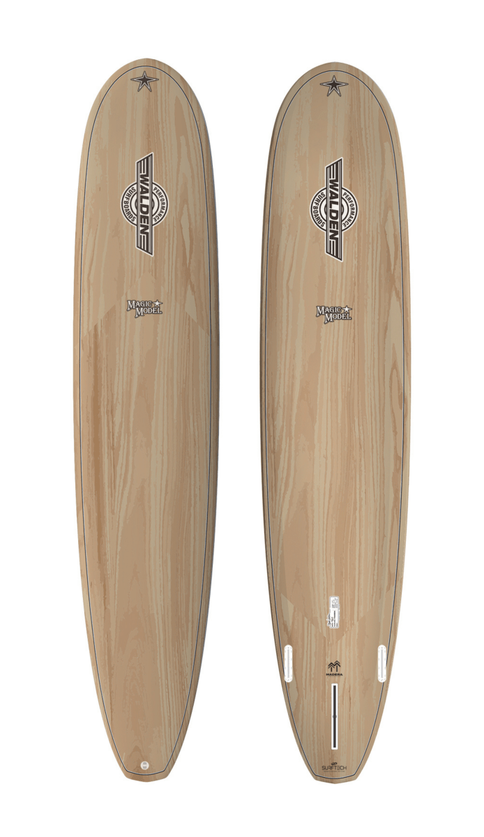 9'6" Walden Magic Madera Futures - Planche Surf LongboardLongboardSurftech