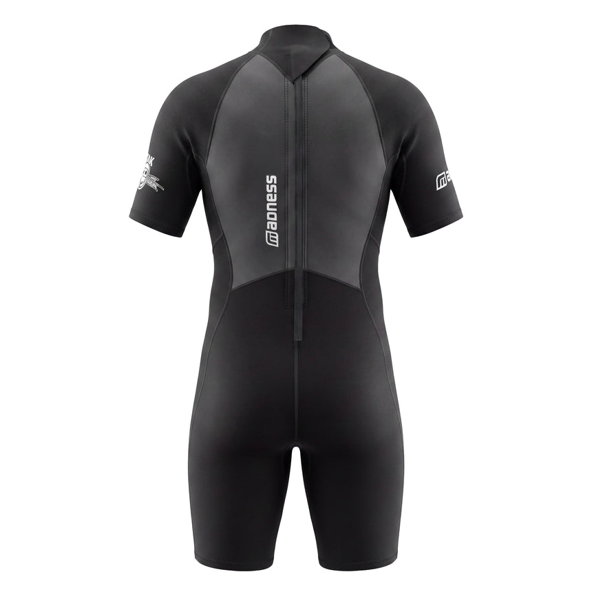 2/2 Essential - Zip Dos S/S Kurzanzug Shorty Surf Damen