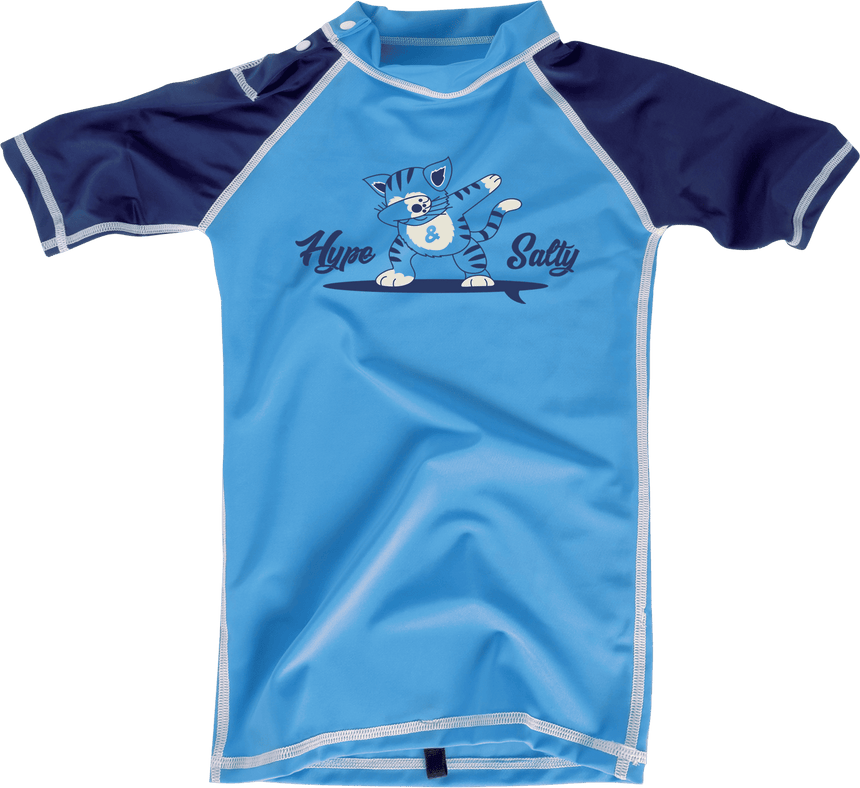 Diseño Bicolor - Lycra M/C UPF 50 Surf Enfant