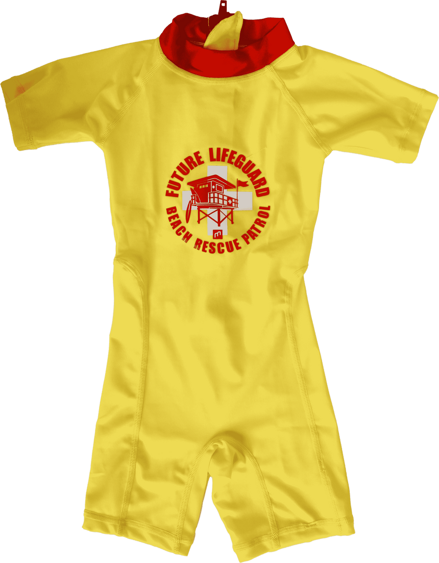 Message Lifeguard - Shorty SPF 50+ S/S Lycra Surf Baby