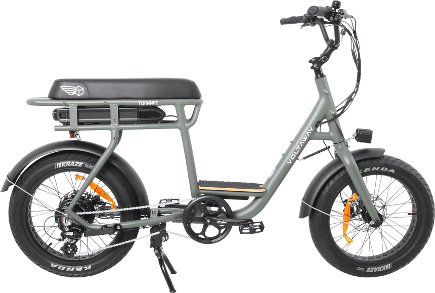 Voltaway Twinnee Bicicleta Eléctrica Doble Feldgrau