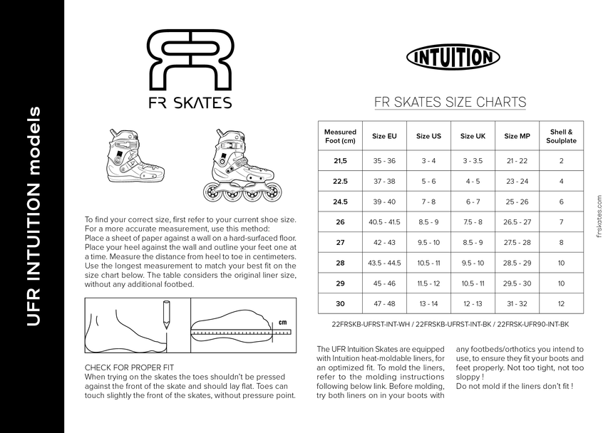 UFR 80 Intuition - Inline-Freeskate