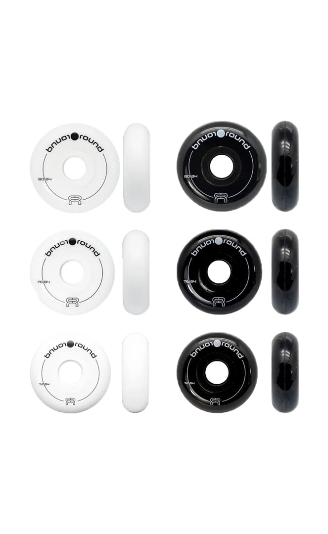 Round 80mm 84A Roues De Roller En Ligne (Lot de 4)
