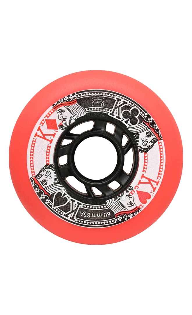 Street Kings 80mm 85A Inline-Skates Räder (4er-Pack)