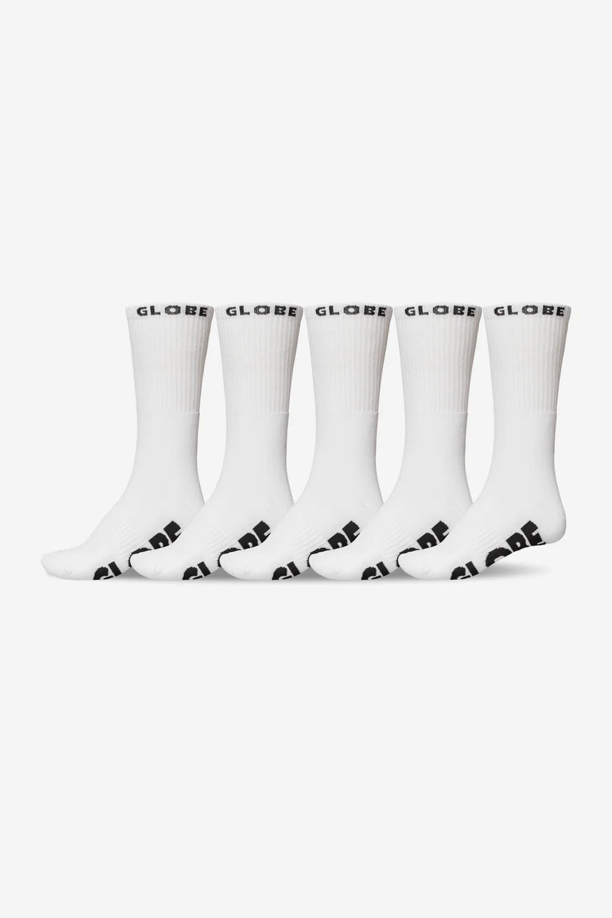 Whiteout Hi Crew 39-44,5 - Chaussettes Pack 5