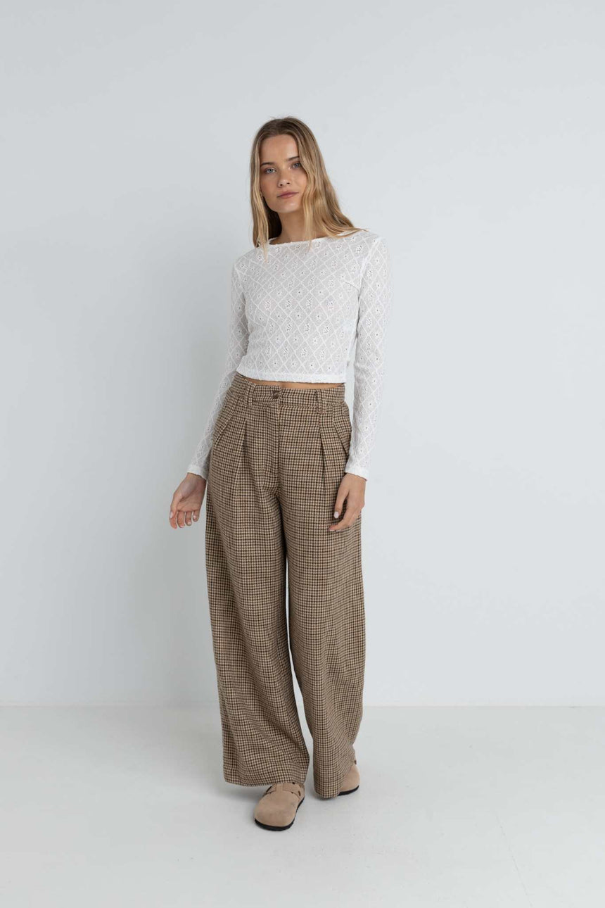 Mollie Check - Damenhose