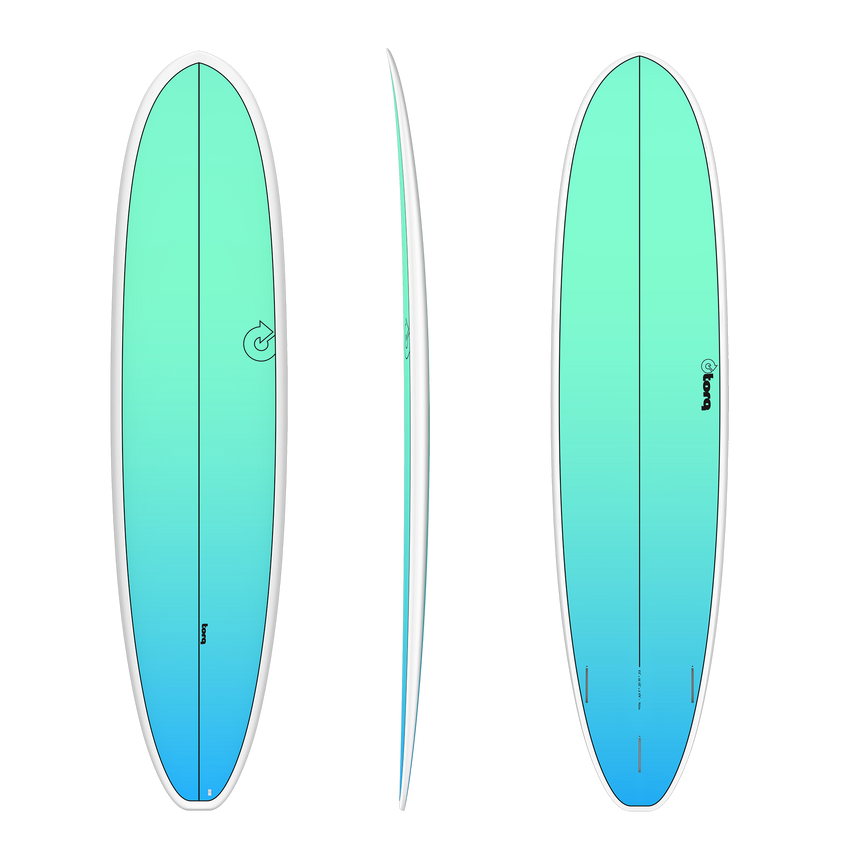 Fun V+ Tet Retro Fade White Rail 8'2" - Tavola da Surf Funboard