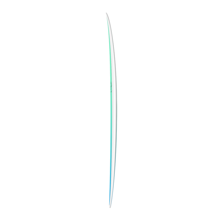 Fun V+ Tet Retro Fade White Rail 8'2" - Tavola da Surf Funboard