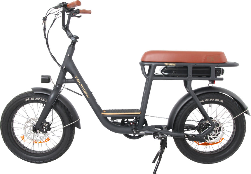Voltaway Twinnee Electric Bike Two-Seater Black