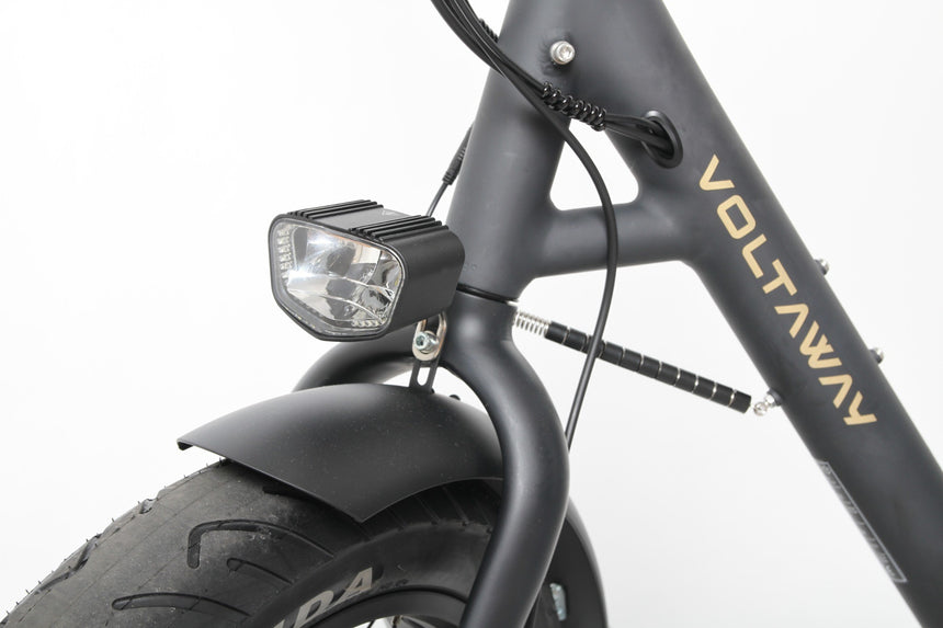 Voltaway Twinnee Electric Bike Two-Seater Black