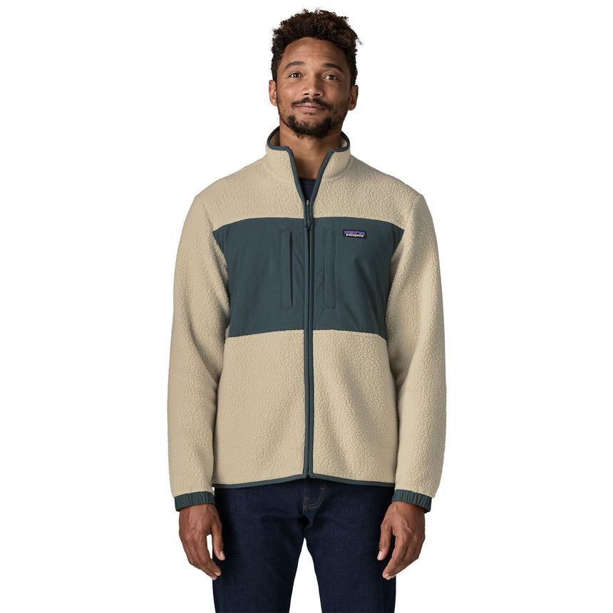 Retro Pile Patch Jacket - Veste Polaire Homme