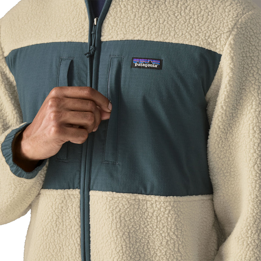 Retro Pile Patch Jacket - Veste Polaire Homme